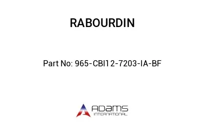 965-CBI12-7203-IA-BF