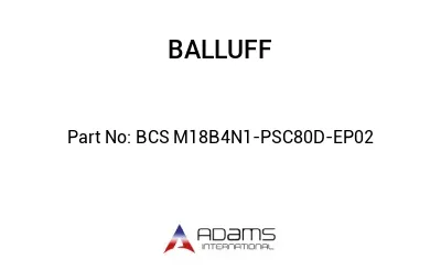 BCS M18B4N1-PSC80D-EP02									