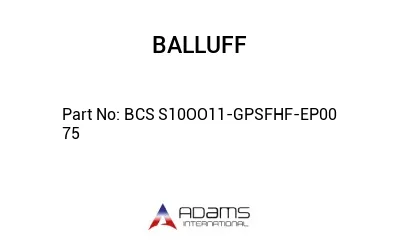 BCS S10OO11-GPSFHF-EP00	75								