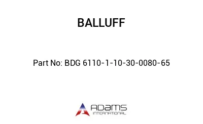 BDG 6110-1-10-30-0080-65									