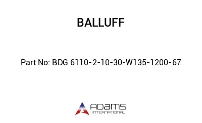 BDG 6110-2-10-30-W135-1200-67									