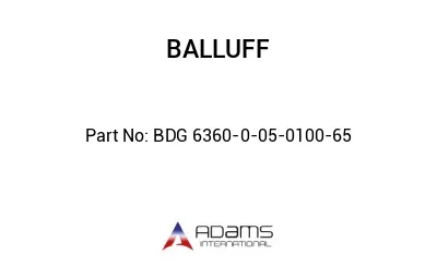 BDG 6360-0-05-0100-65									