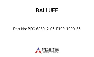 BDG 6360-2-05-E190-1000-65									