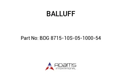 BDG 8715-10S-05-1000-54									