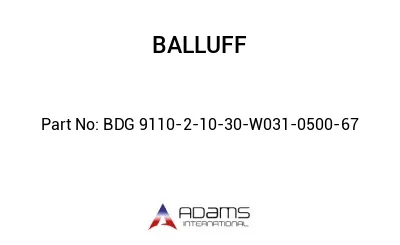 BDG 9110-2-10-30-W031-0500-67									