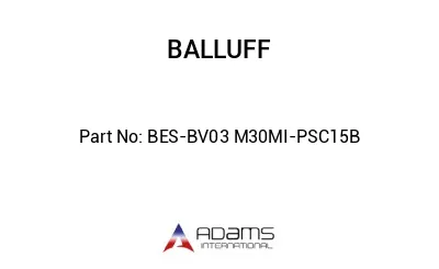 BES-BV03 M30MI-PSC15B