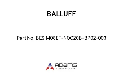 BES M08EF-NOC20B-BP02-003