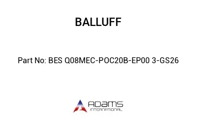 BES Q08MEC-POC20B-EP00	3-GS26								