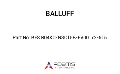 BES R04KC-NSC15B-EV00	72-515								