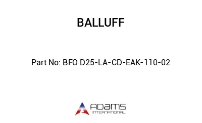 BFO D25-LA-CD-EAK-110-02									