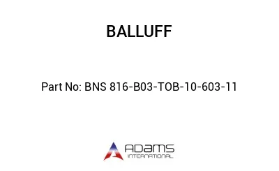 BNS 816-B03-TOB-10-603-11									