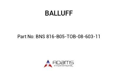 BNS 816-B05-TOB-08-603-11									