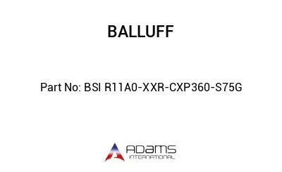 BSI R11A0-XXR-CXP360-S75G									
