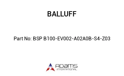 BSP B100-EV002-A02A0B-S4-Z03									