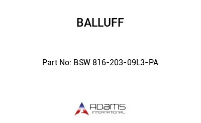 BSW 816-203-09L3-PA									